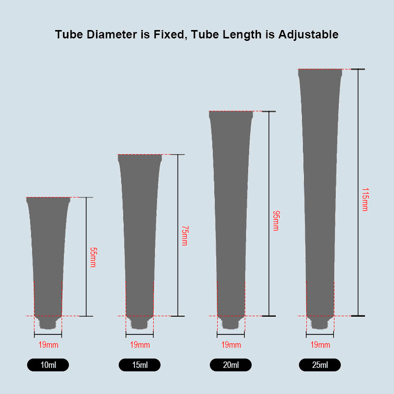 Supports 3ml to 450ml Supports 3ml to 450ml