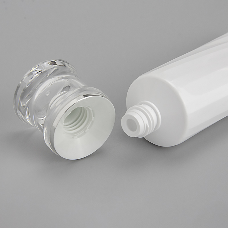 Plastic cosmetic tube with logo Plastic cosmetic tube with logo