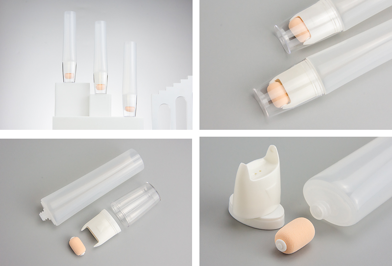 squeezing laminate packaging tubes