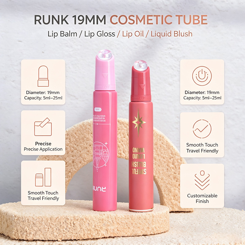 Pink Cosmetic Tubes